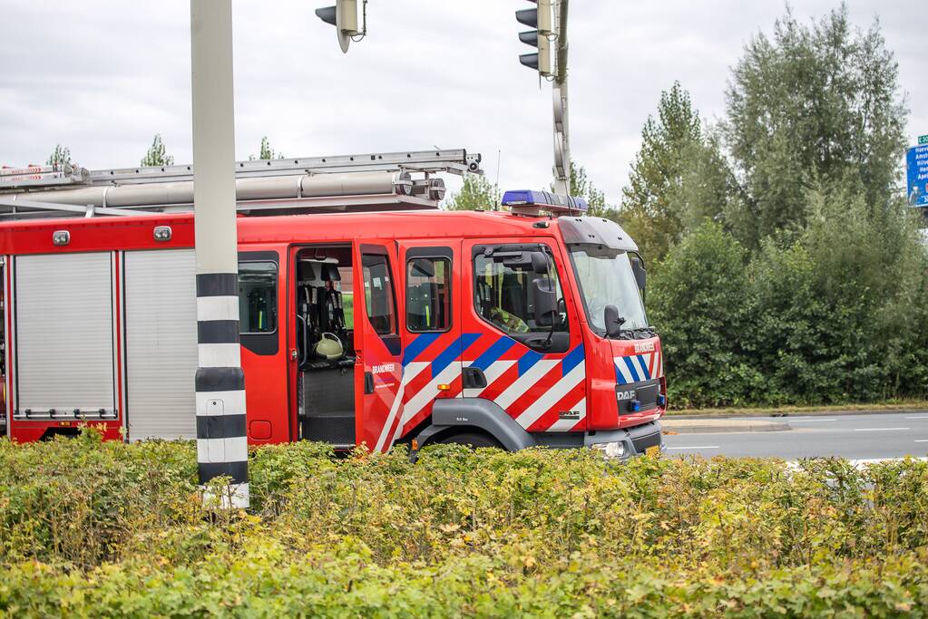 Forse schade bij brand in bestelbus