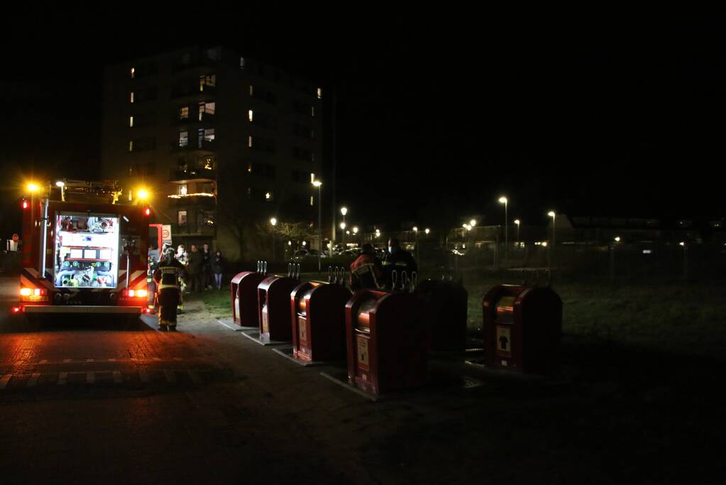 Containerbrand snel geblust