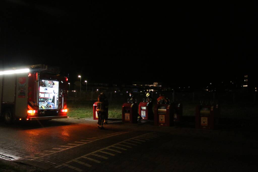 Containerbrand snel geblust