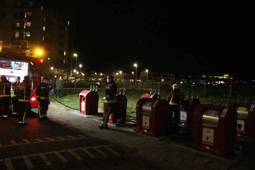 Containerbrand snel geblust