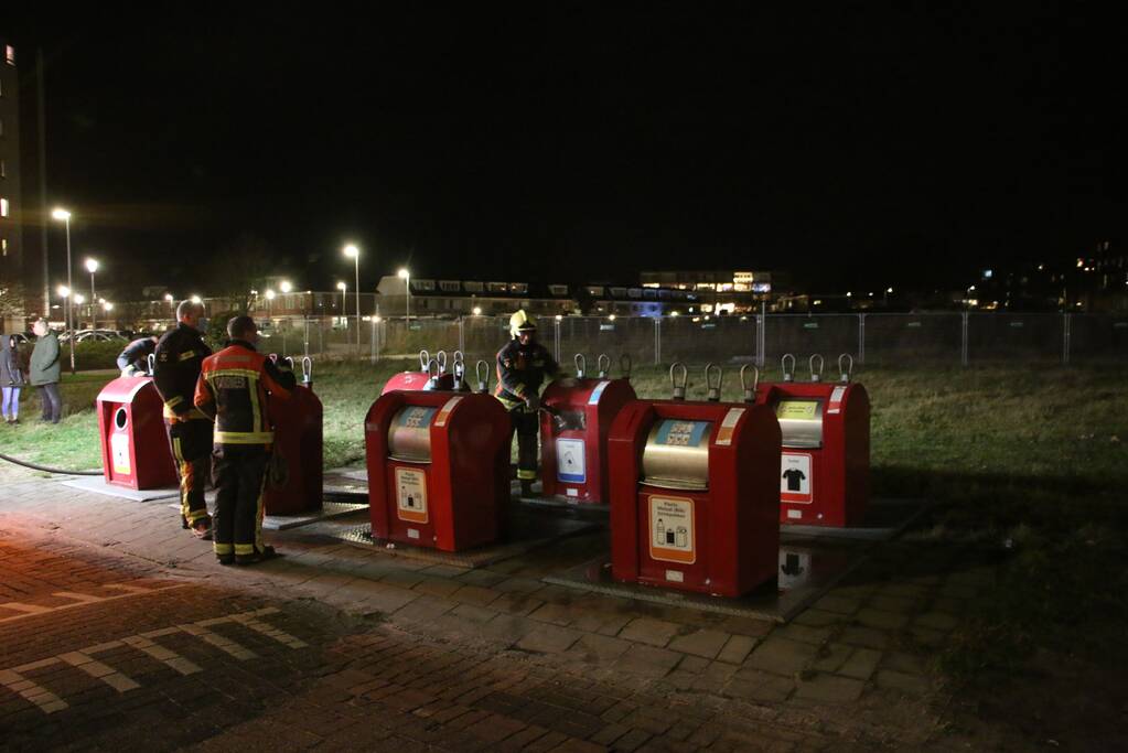 Containerbrand snel geblust