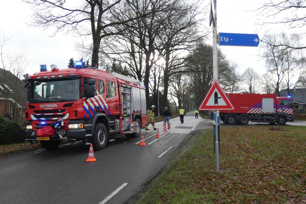 Flinke schoorsteenbrand bij woning