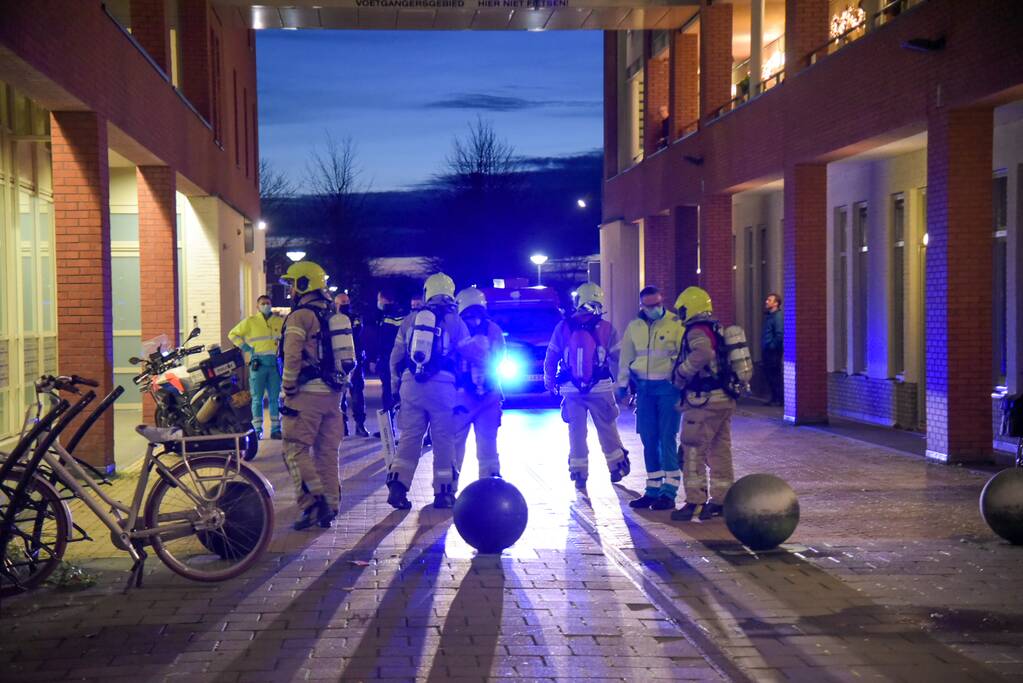 Gewonde bij brand in appartementencomplex
