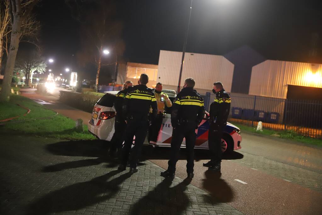 Flinke brand op zolder van woning