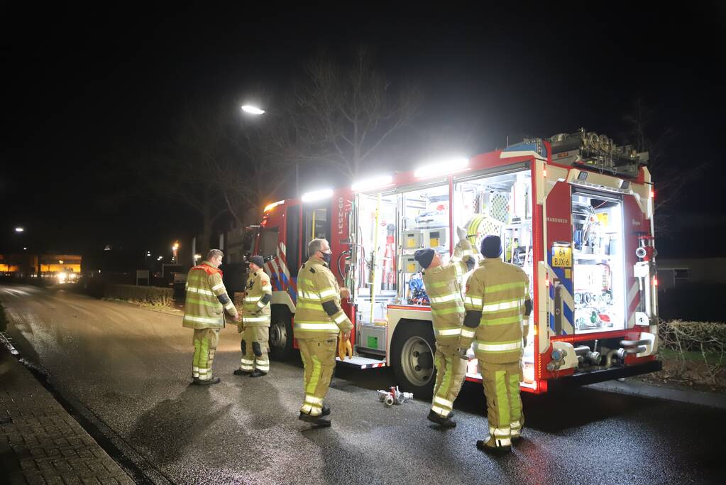 Flinke brand op zolder van woning