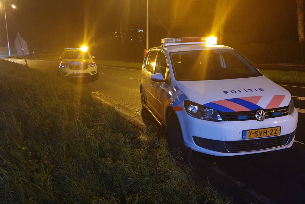 Bestuurder gewond bij kop-staart botsing