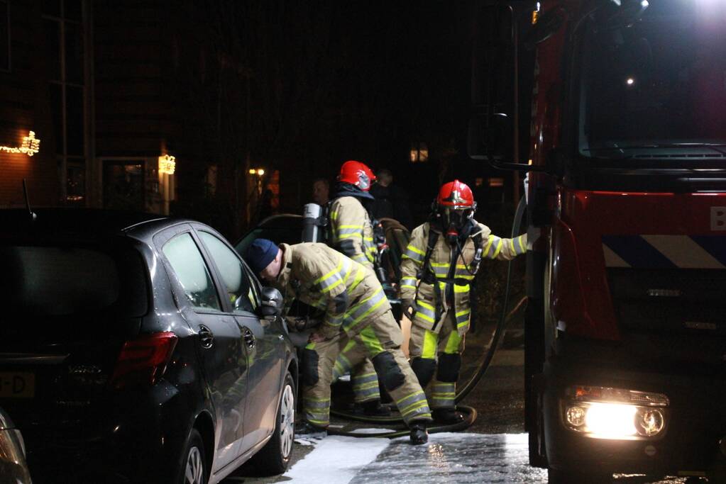 Brand in keuken van woning