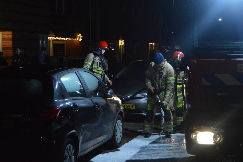Brand in keuken van woning