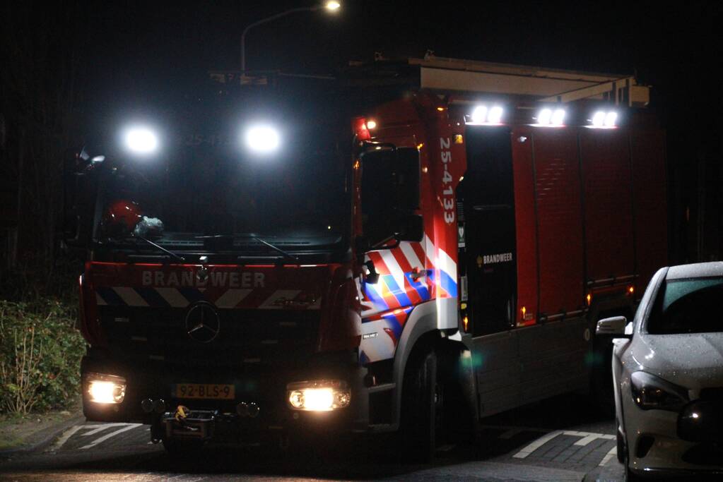 Brand in keuken van woning
