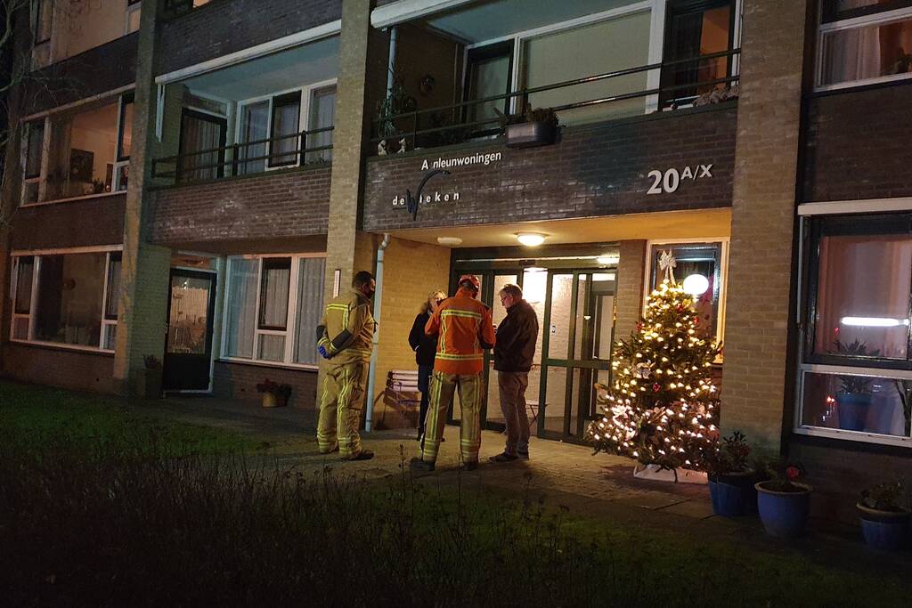 Persoon gewond bij brand in aanleunwoning