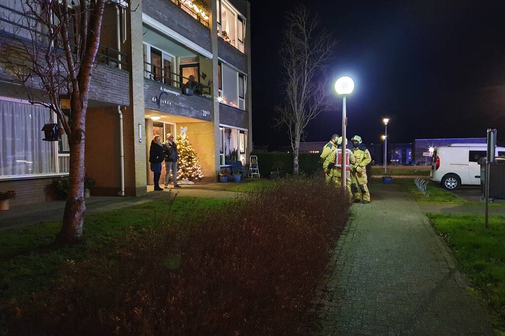 Persoon gewond bij brand in aanleunwoning