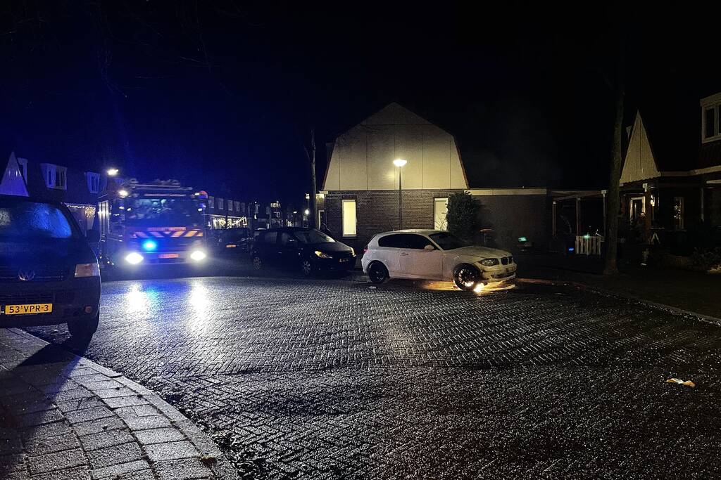 Auto loopt schade op door brand