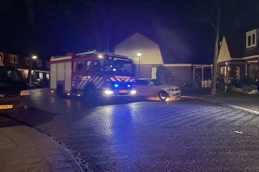 Auto loopt schade op door brand