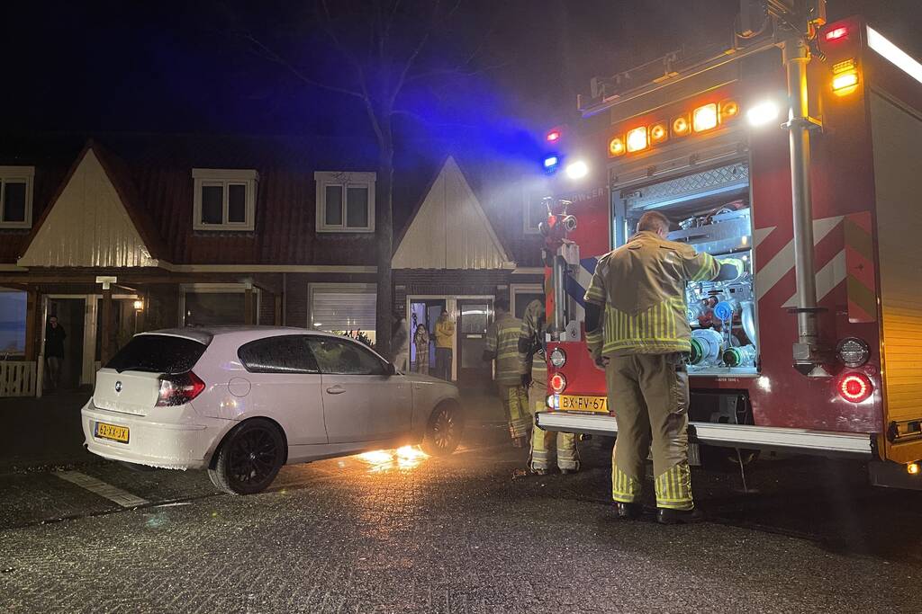 Auto loopt schade op door brand