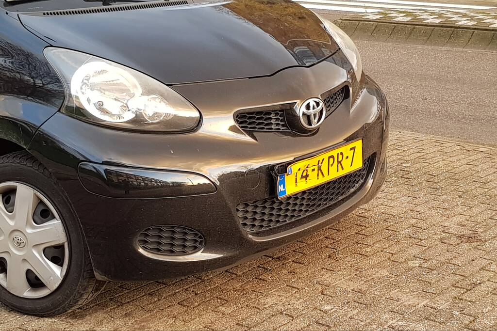 Verkeersongeval op rotonde