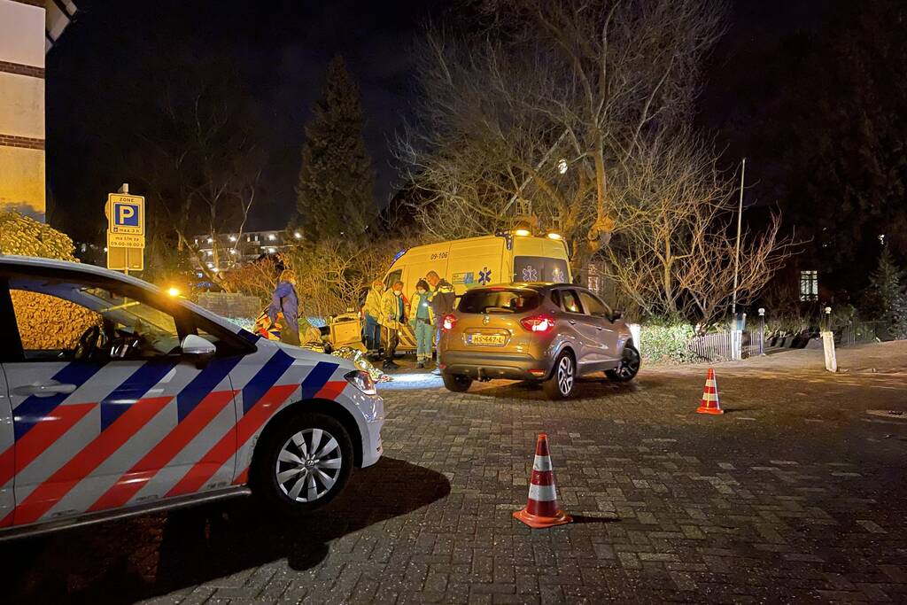 Voetganger met hond aangereden