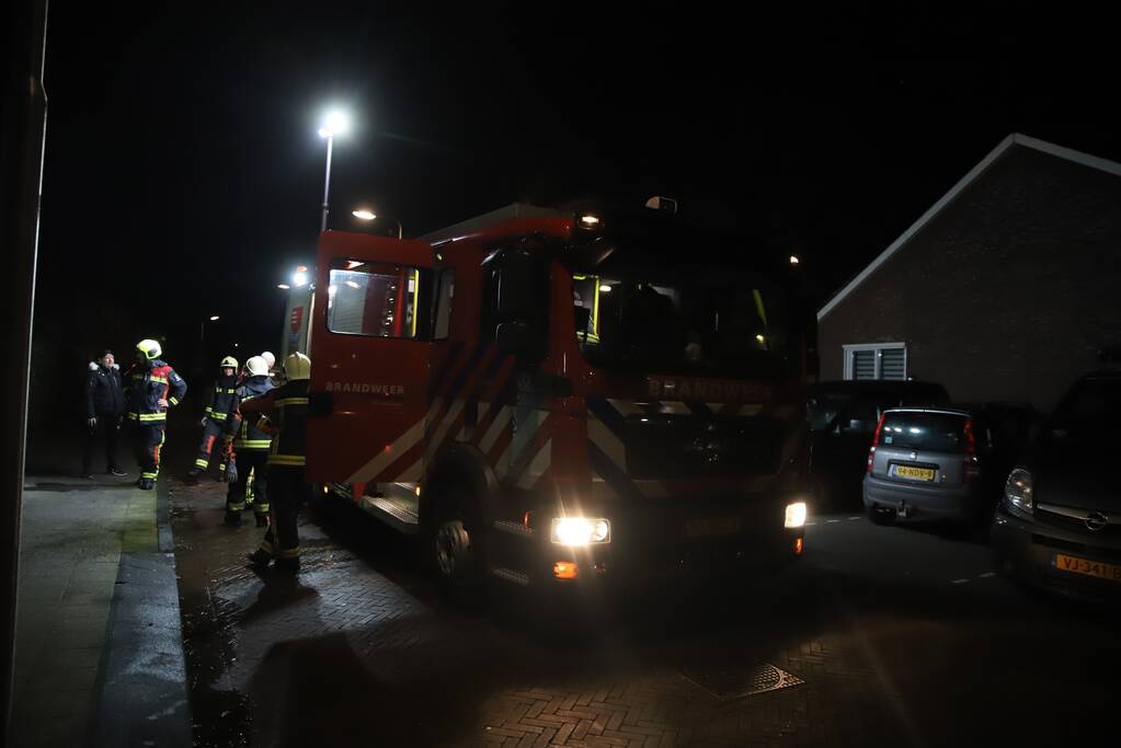 Brand in tuinhuis snel geblust