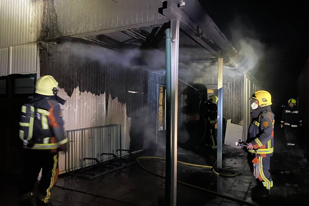 Schuur verwoest door brand