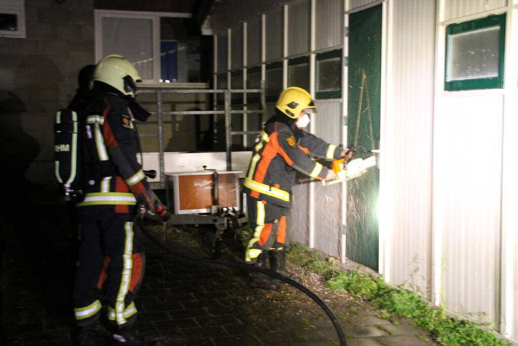 Schuur verwoest door brand
