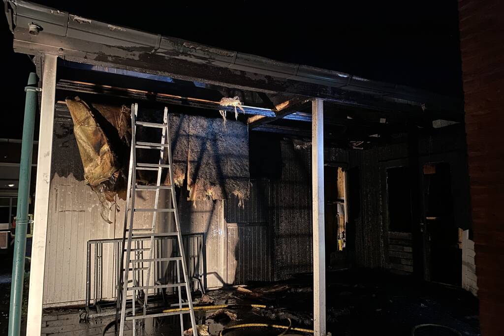 Schuur verwoest door brand