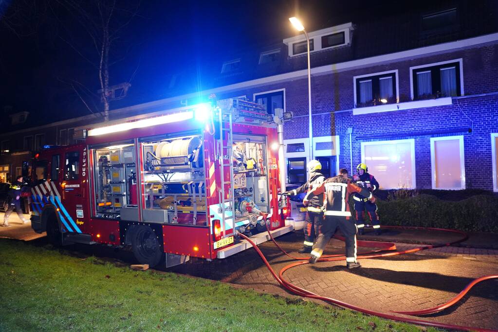 Brand in woning snel onder controle
