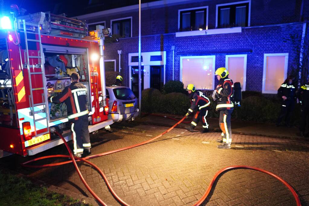 Brand in woning snel onder controle