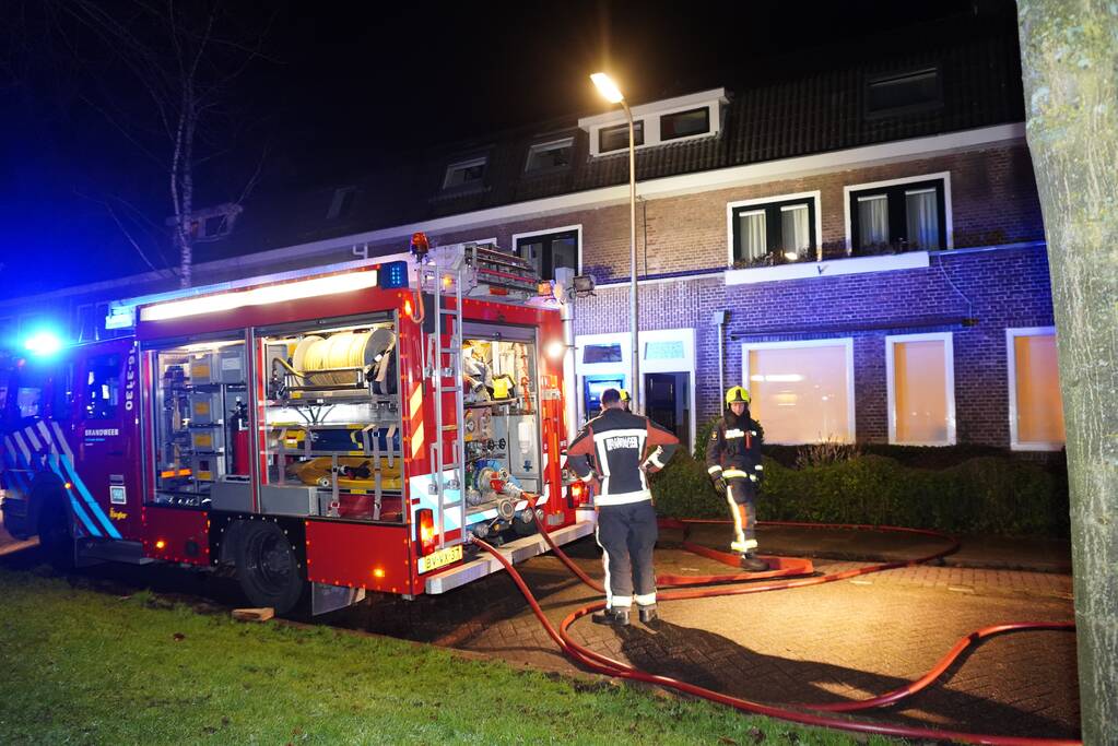 Brand in woning snel onder controle