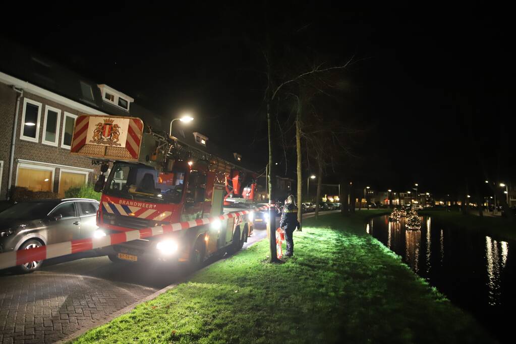Brand in woning snel onder controle