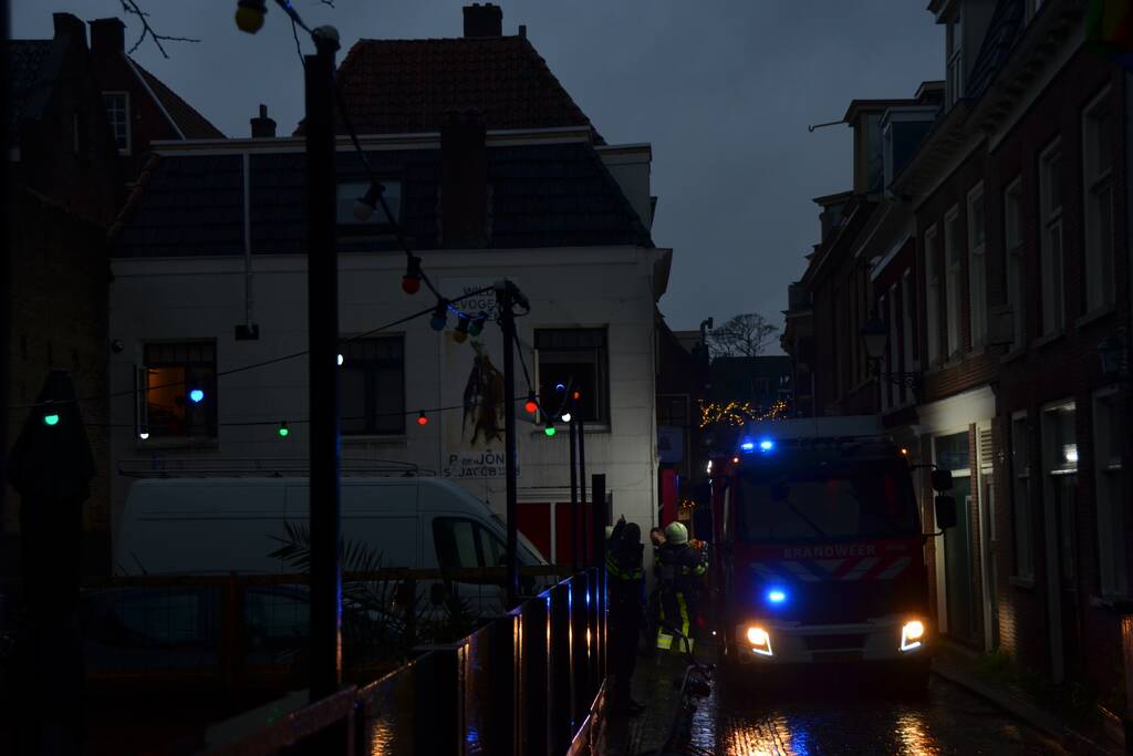 Keukenbrand in het centrum