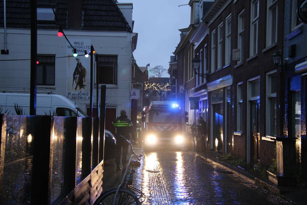 Keukenbrand in het centrum