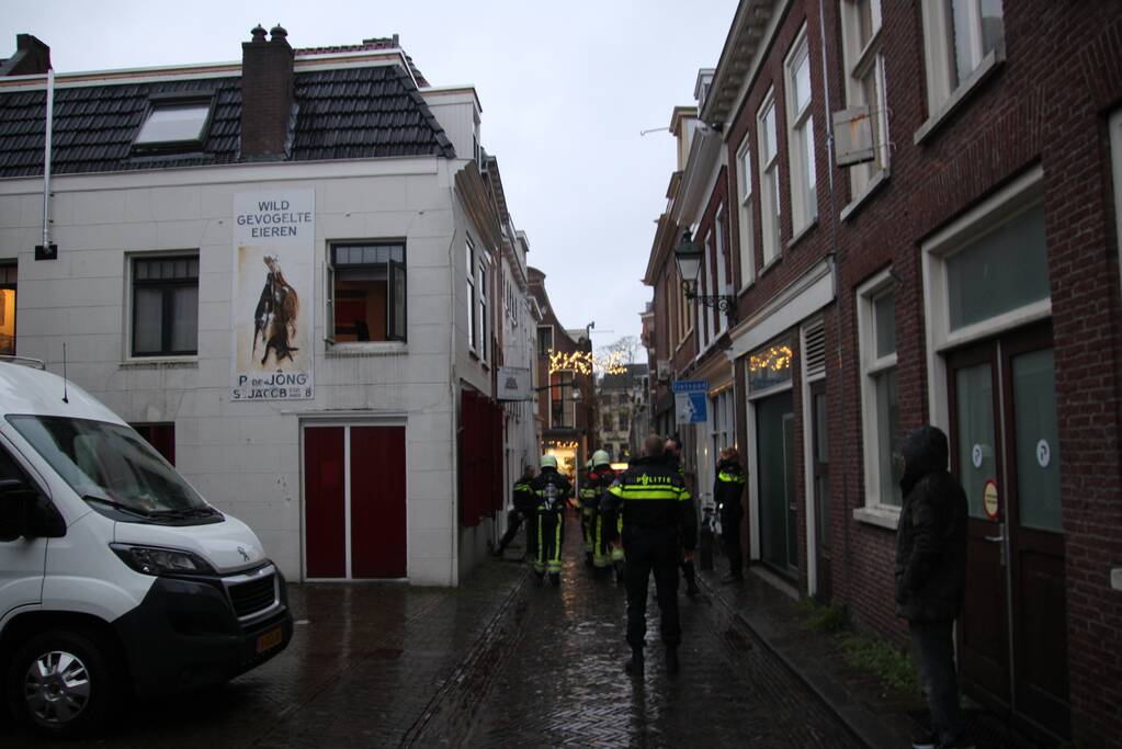 Keukenbrand in het centrum