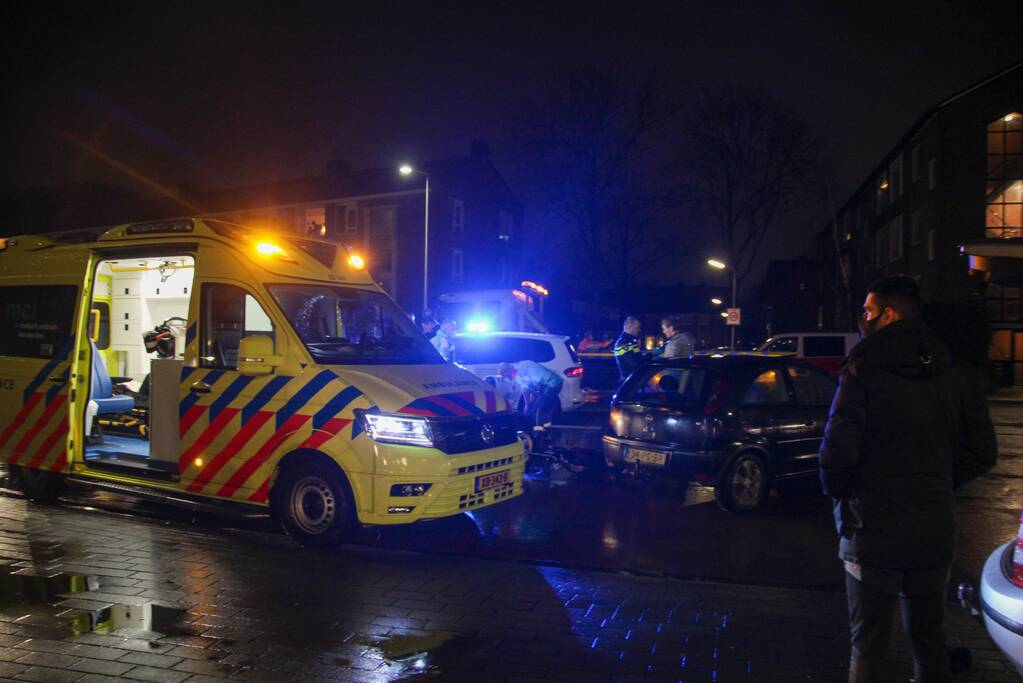 Ongeval tussen auto en bezorger op fiets