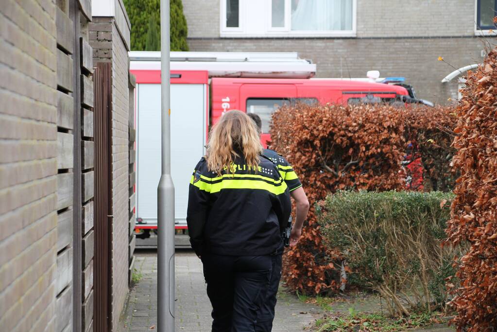Bewoners ruiken vreemde lucht in huis