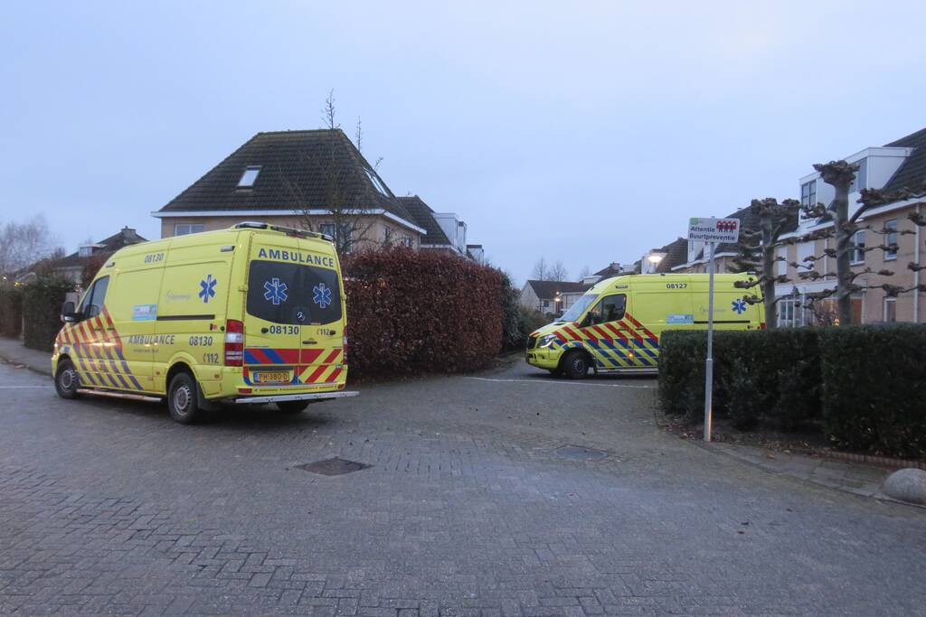 Traumahelikopter landt voor incident