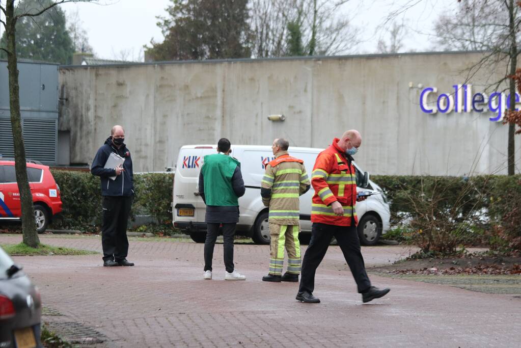 Hulpdiensten houden grootschalige oefening bij College De Brink