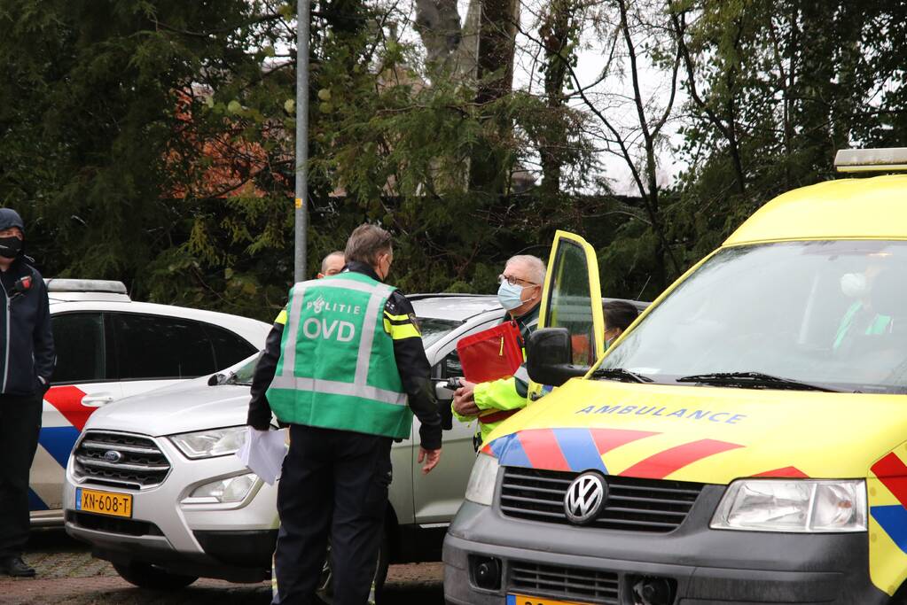 Hulpdiensten houden grootschalige oefening bij College De Brink