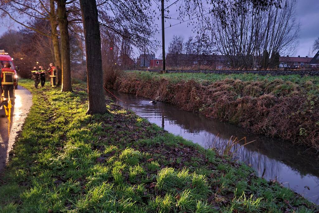 Fiets aangetroffen langs sloot