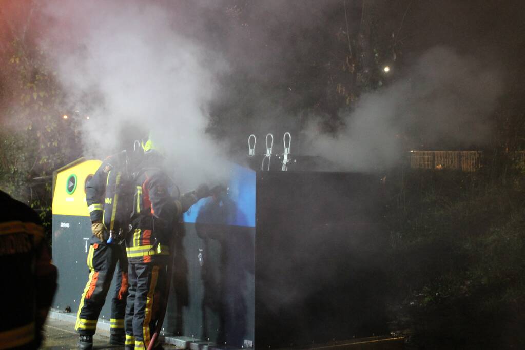 Containerbrand snel geblust