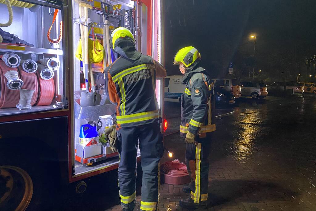 Containerbrand snel geblust