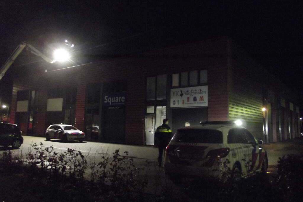 Mogelijke hennepkwekerij aangetroffen in bedrijfspand