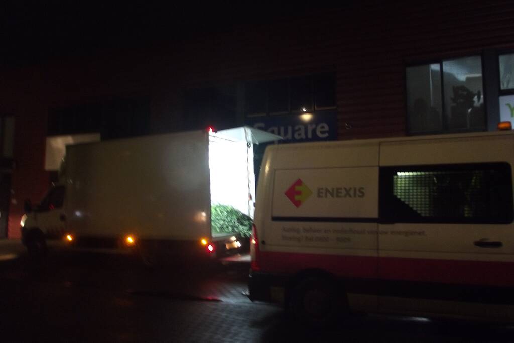 Mogelijke hennepkwekerij aangetroffen in bedrijfspand