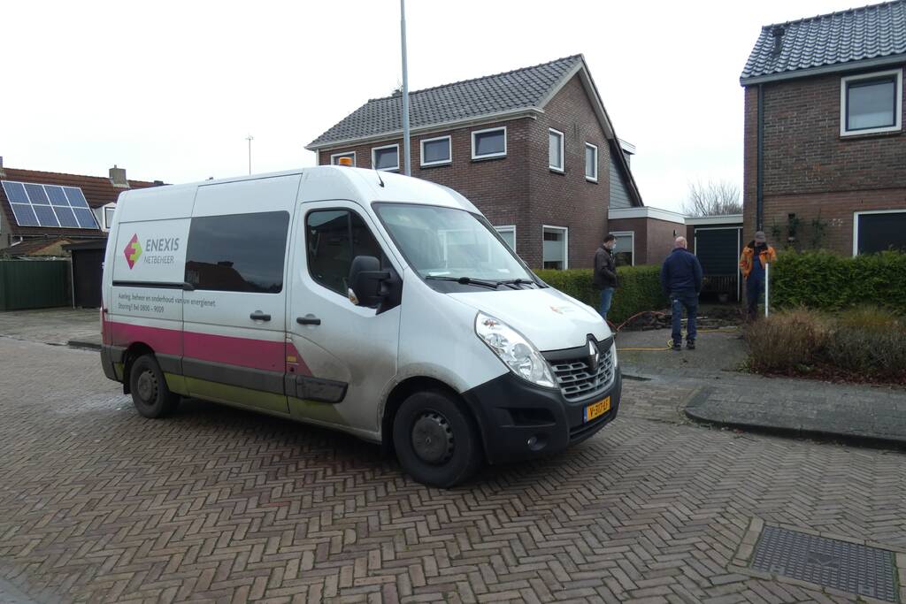 Gaslekkage door graafwerkzaamheden