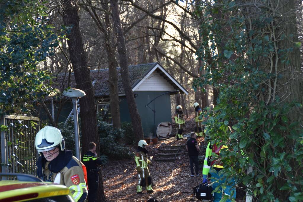 Schade door brand in schuur