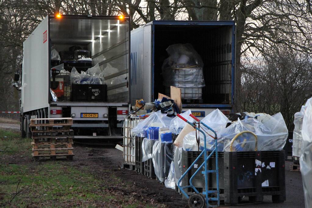 Ontmanteling van groot drugslab