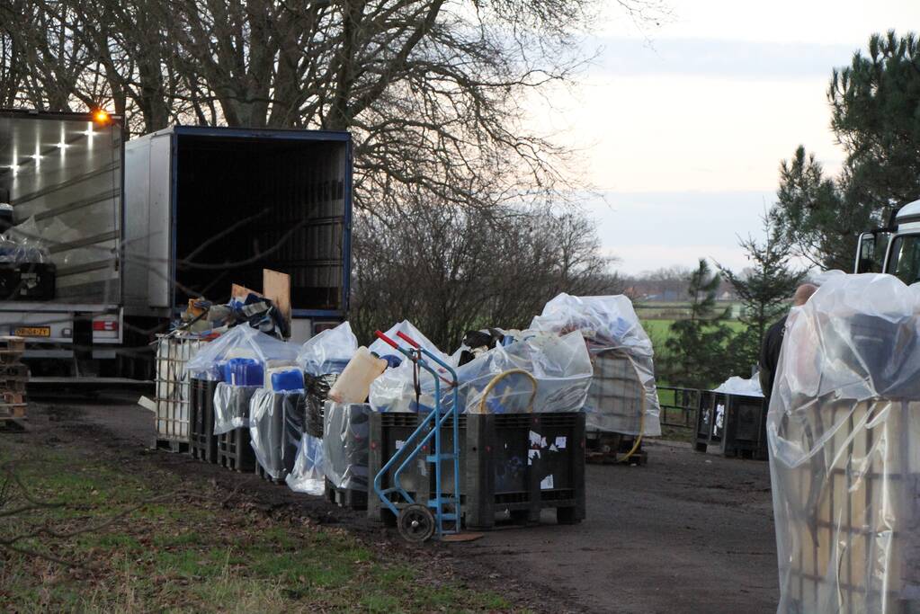 Ontmanteling van groot drugslab