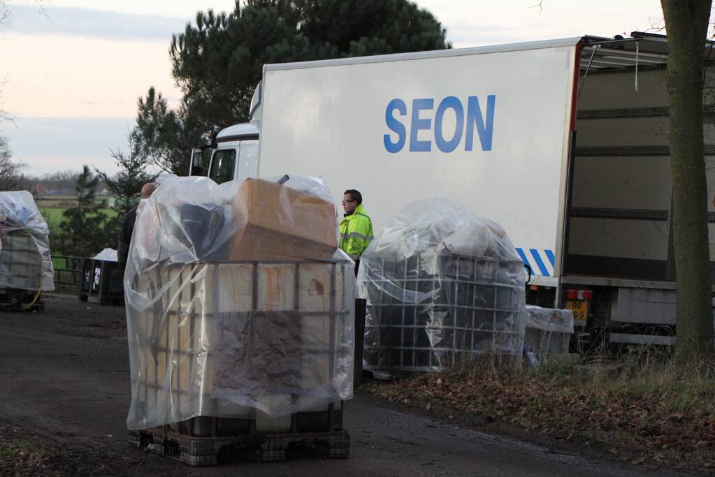 Ontmanteling van groot drugslab