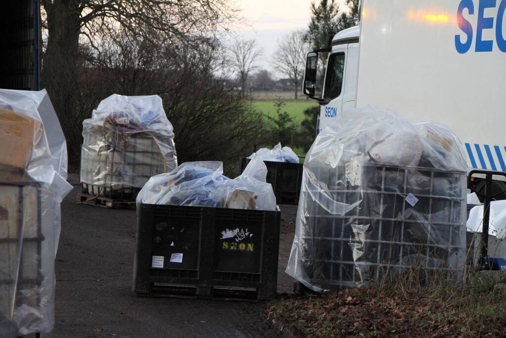 Ontmanteling van groot drugslab