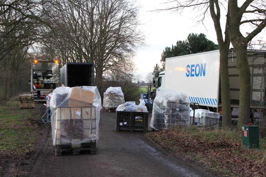 Ontmanteling van groot drugslab