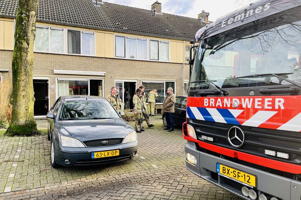Brand in keuken snel onder controle