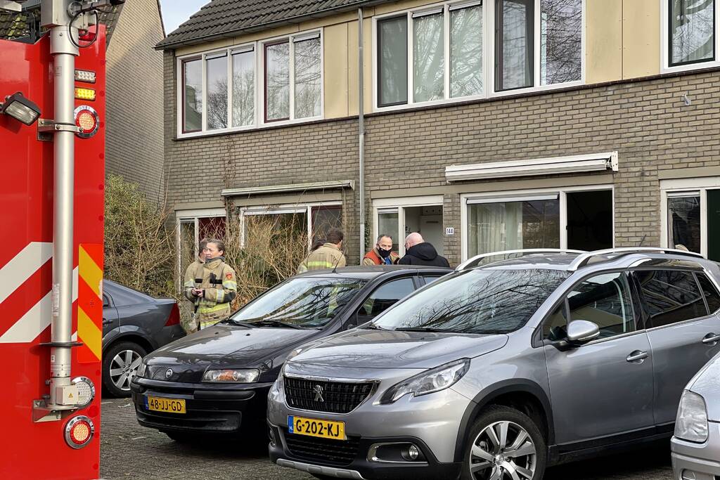 Brand in keuken snel onder controle